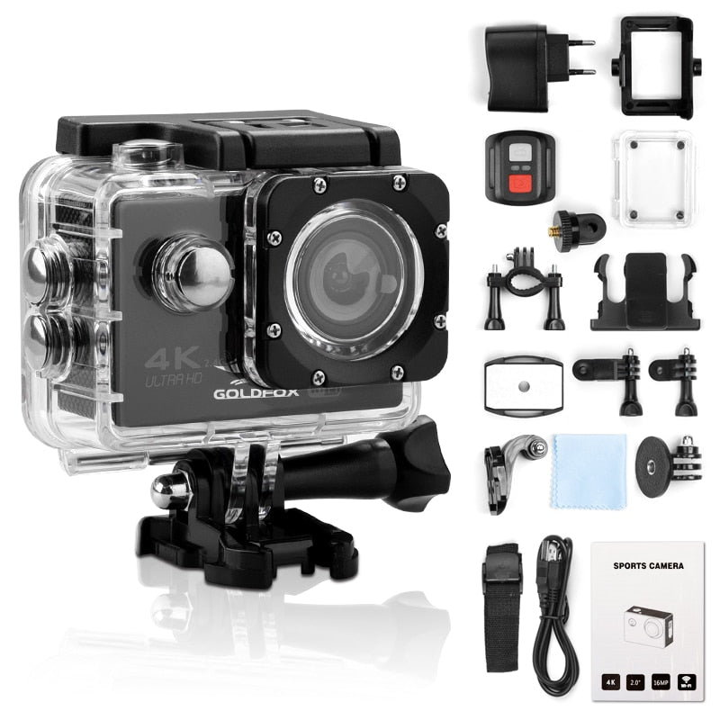 Ultra HD 4K Waterproof Action Camera - Splashore